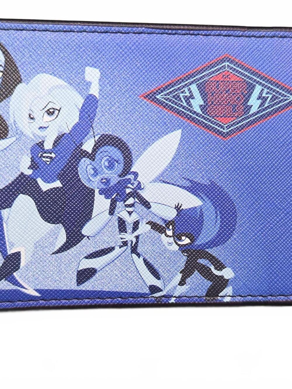 Buckle-Down Blue Cartoon Character Bi-Fold Wallet